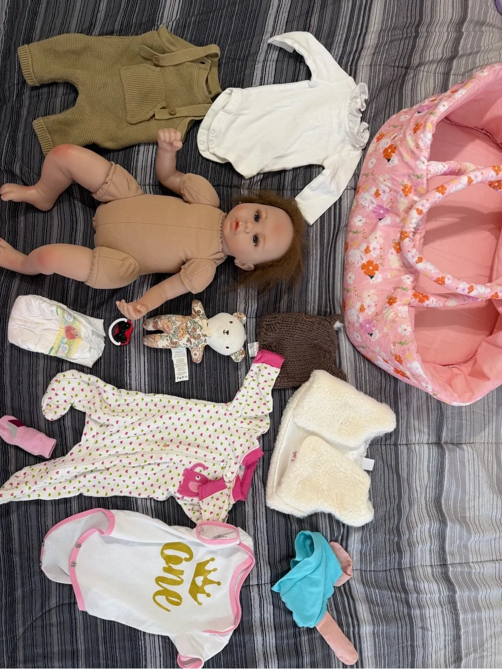 Reborn doll 19”